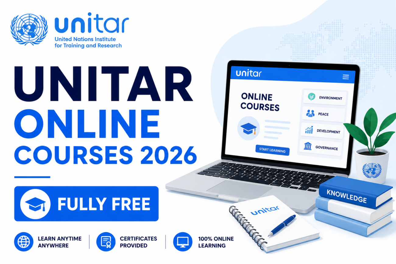 UNITAR Online Courses 2026 | Fully Free
