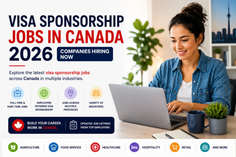 visa sponsorship jobs in Canada 2026