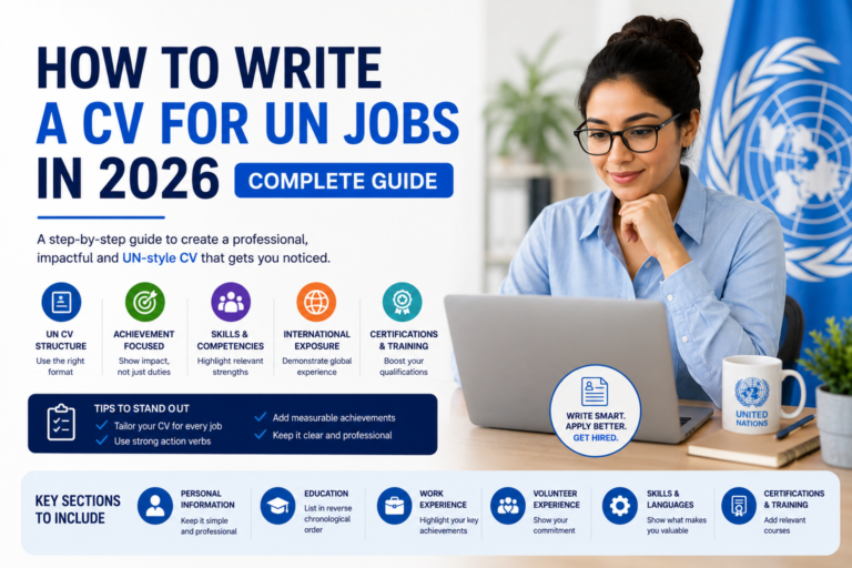 How to Write a CV for UN Jobs in 2026 (Complete Guide).