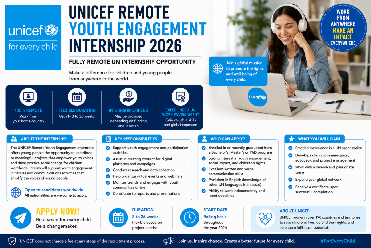 Youth Engagement Internship 2026