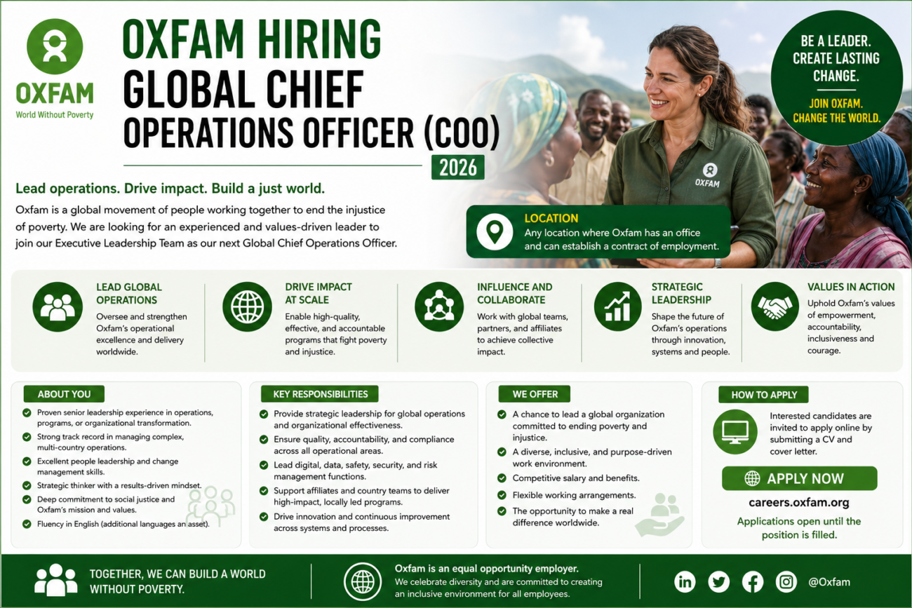 Chief Operating Officer (COO) 2026