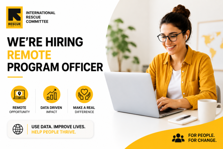 IRC Hiring Remote Program Officer