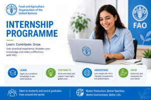 Global FAO Internship Opportunities for Students and Graduates