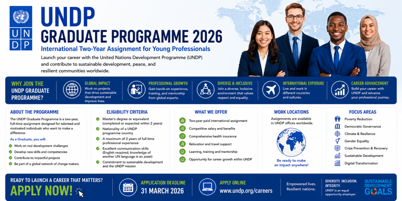 UNDP Graduate Programme 2026