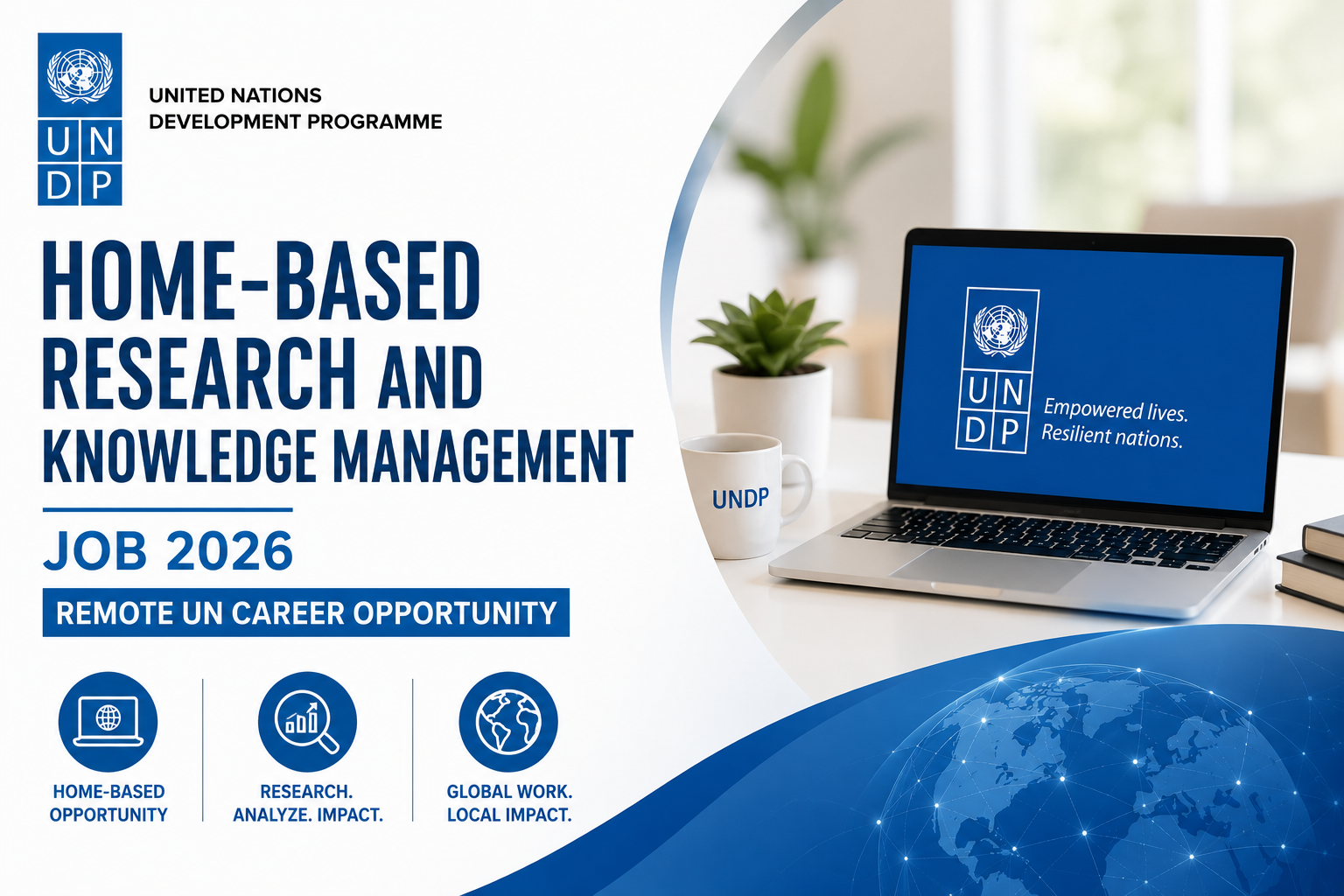 UNDP  Home-Based Research and Knowledge Management  Job 2026 | Remote UN Career Opportunity