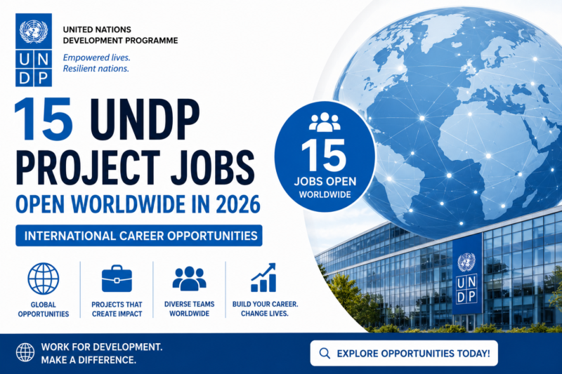 15 UNDP Project Jobs Open Worldwide in 2026 | International Career Opportunities