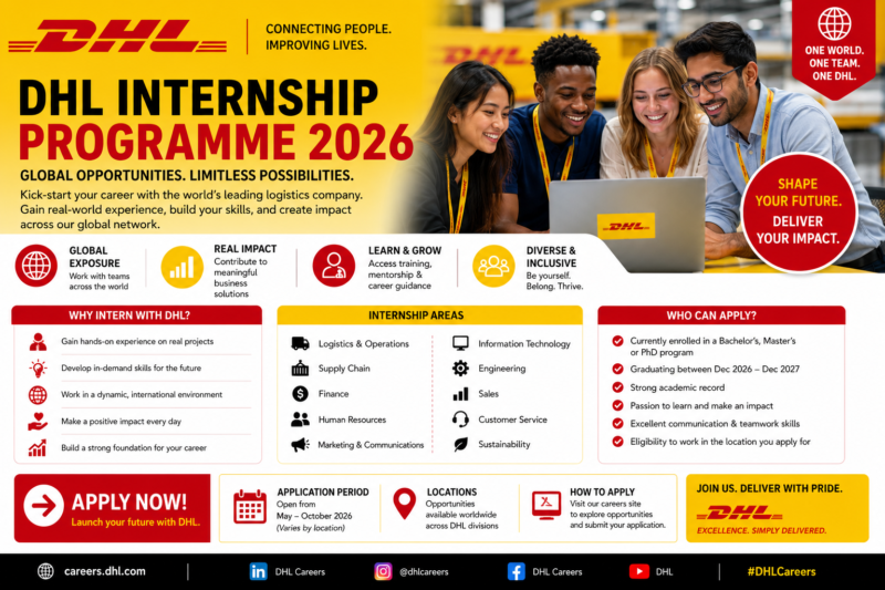 DHL Internship Programme 2026