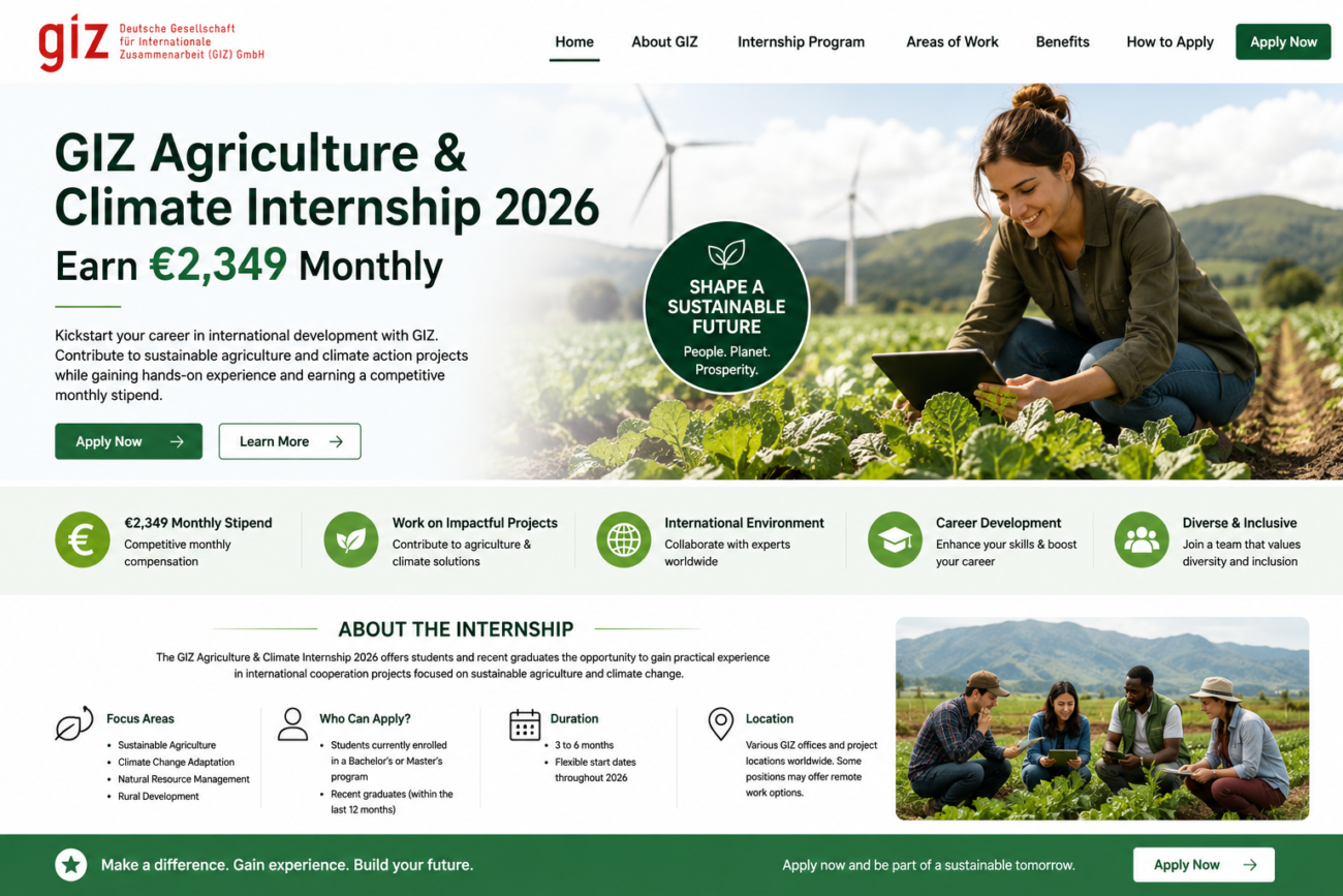 Agriculture & Climate Internship