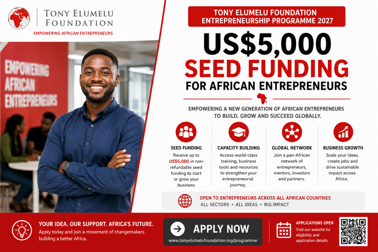 Tony Elumelu Foundation Entrepreneurship Programme 2027