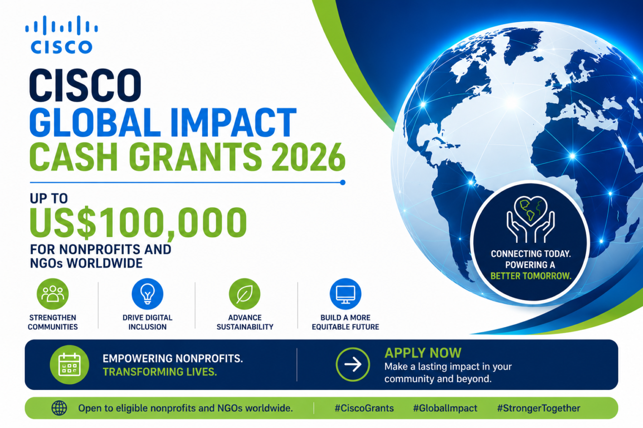 Cisco Global Impact Cash Grants 2026
