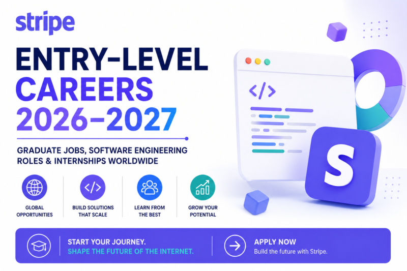 Stripe Entry-Level Careers 2026–2027 | Graduate Jobs, Software Engineering Roles & Internships Worldwide