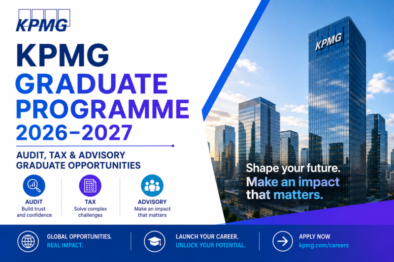 KPMG Graduate Programme 2026–2027 | Audit, Tax & Advisory Graduate Opportunities
