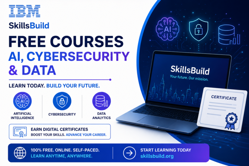 IBM SkillsBuild Offers Free AI, Cybersecurity & Data Courses with Digital Certificates