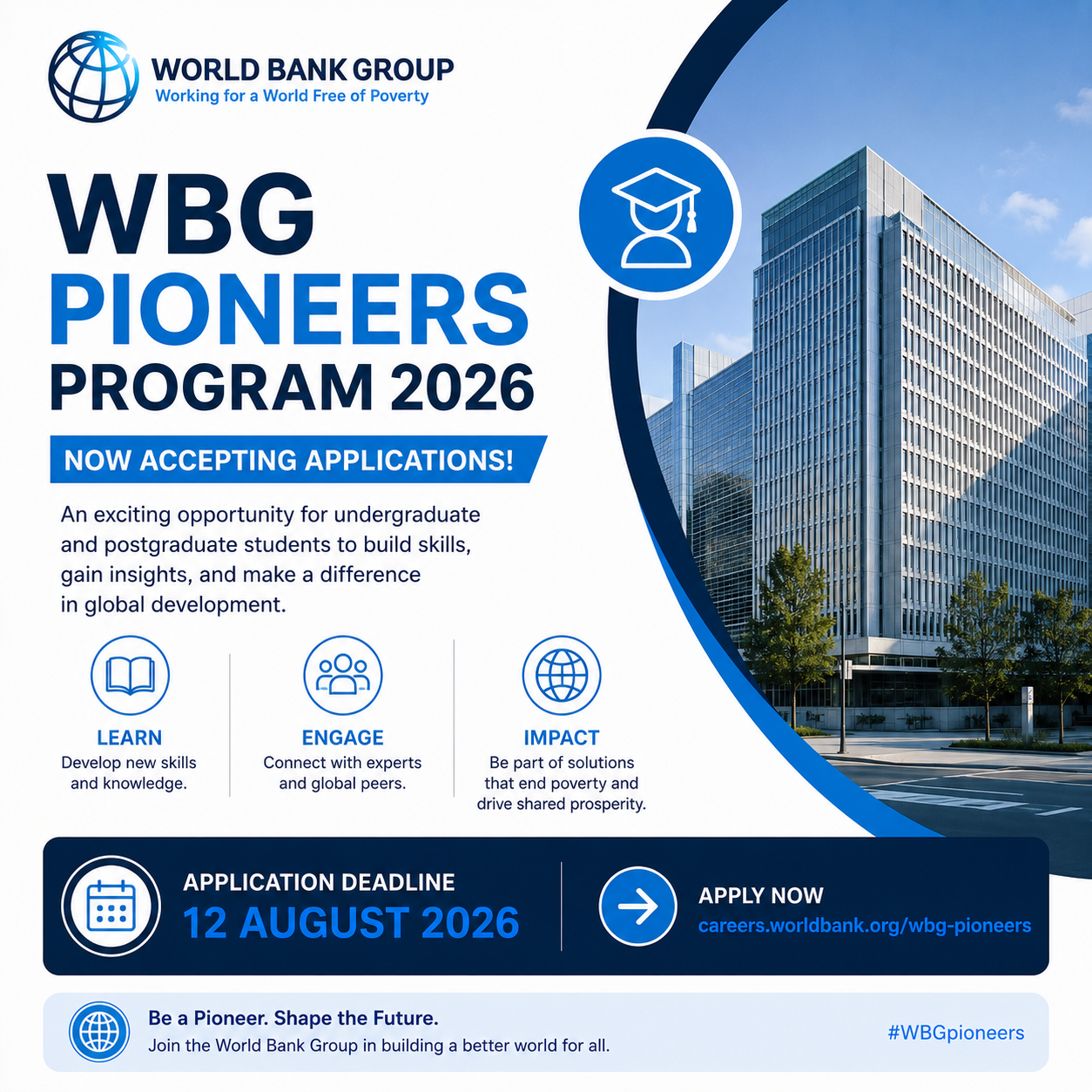 World Bank Group (WBG) Pioneers Program