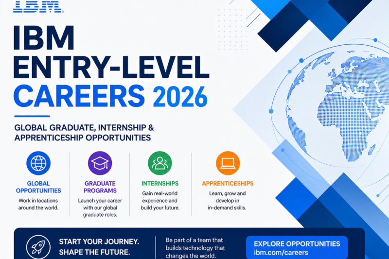 IBM Entry-Level Careers 2026 | Global Graduate, Internship & Apprenticeship Opportunities