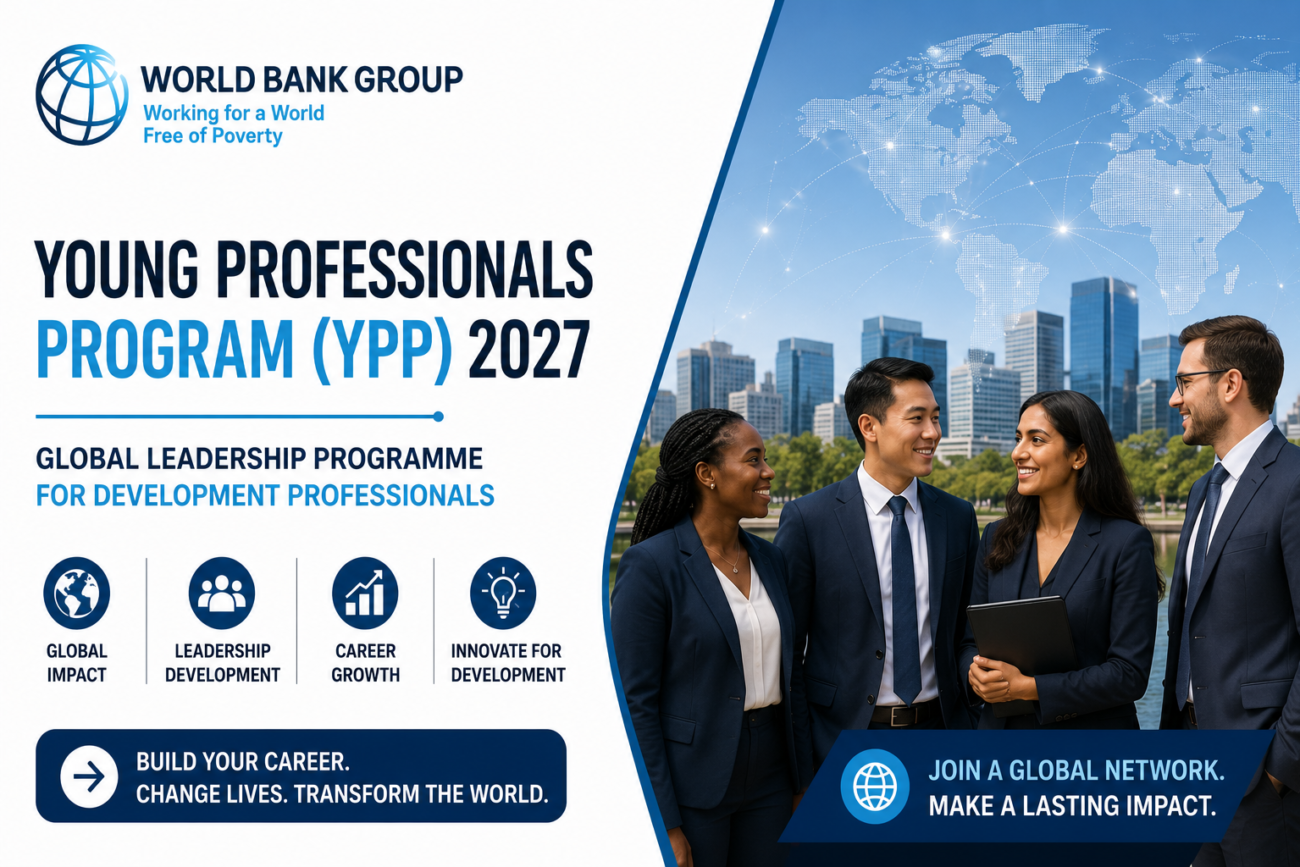 World Bank Group Young Professionals Program (YPP) 2027