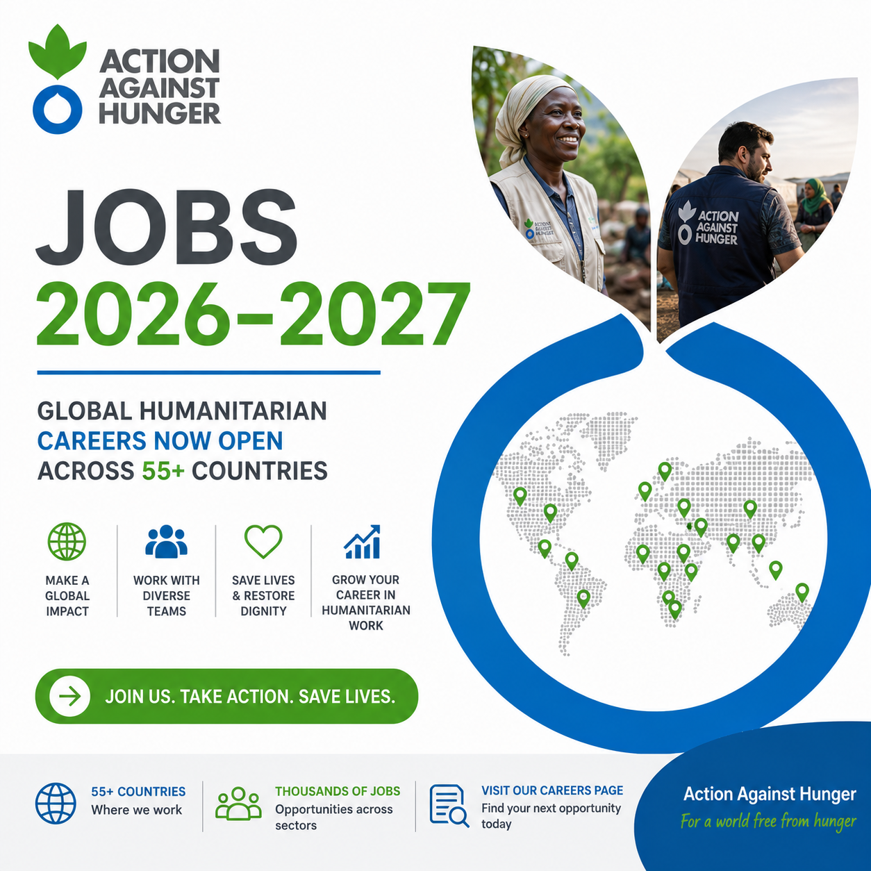 Action Against Hunger Jobs 2026–2027