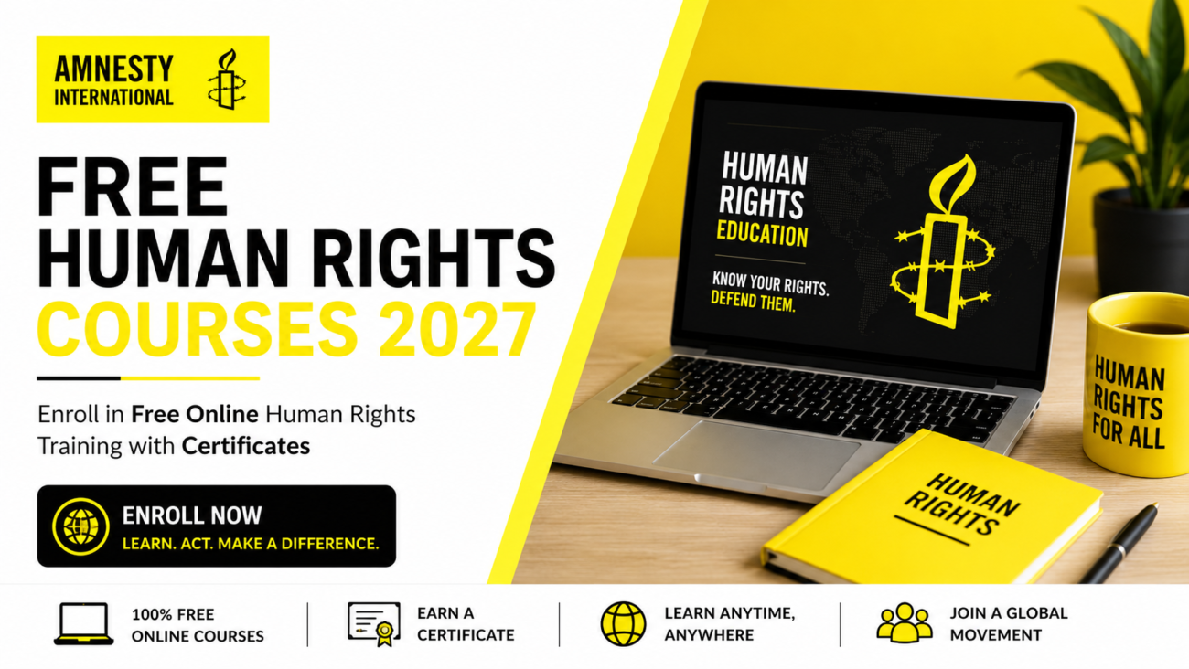 Amnesty International Free Human Rights Courses 2027