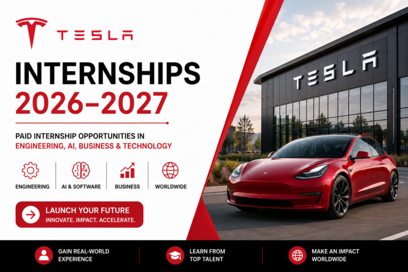 Tesla Internships 2026–2027