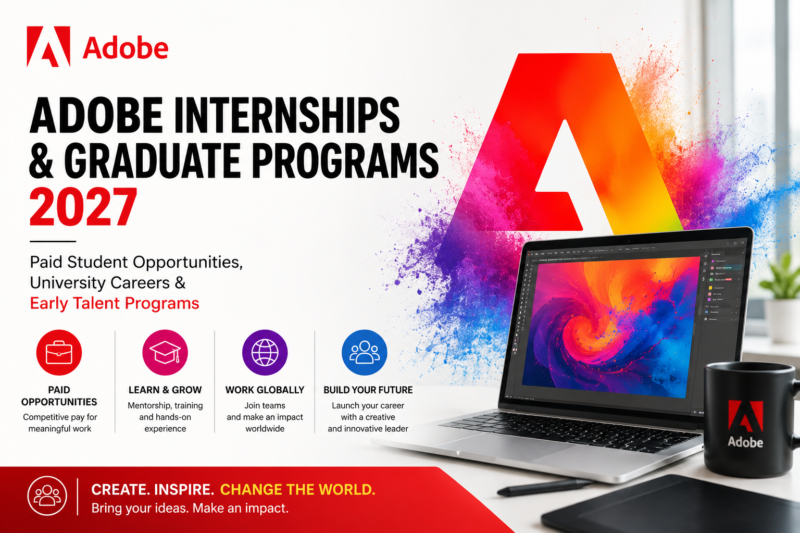 Adobe Internships & Graduate Programs 2027