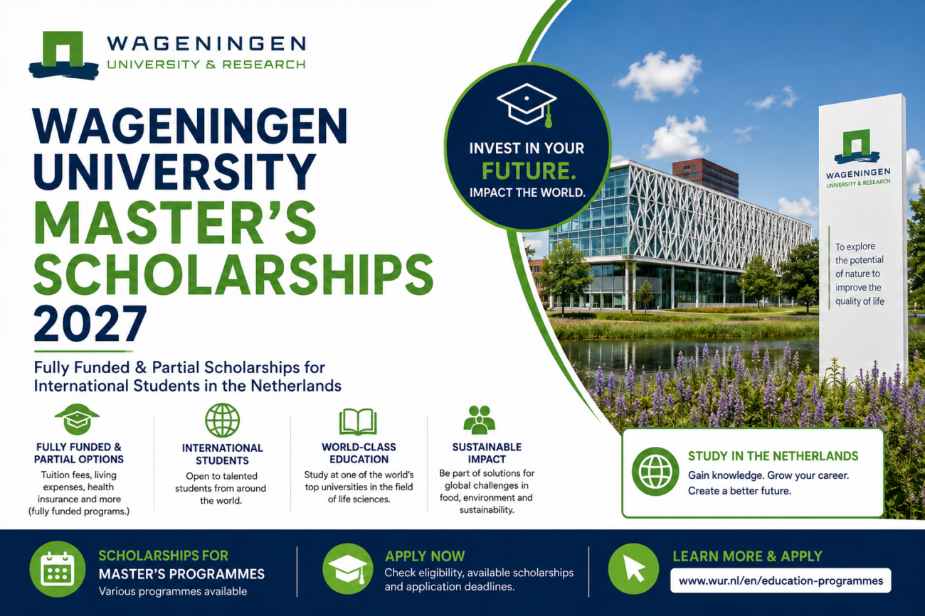 Wageningen University Master's Scholarships 2027