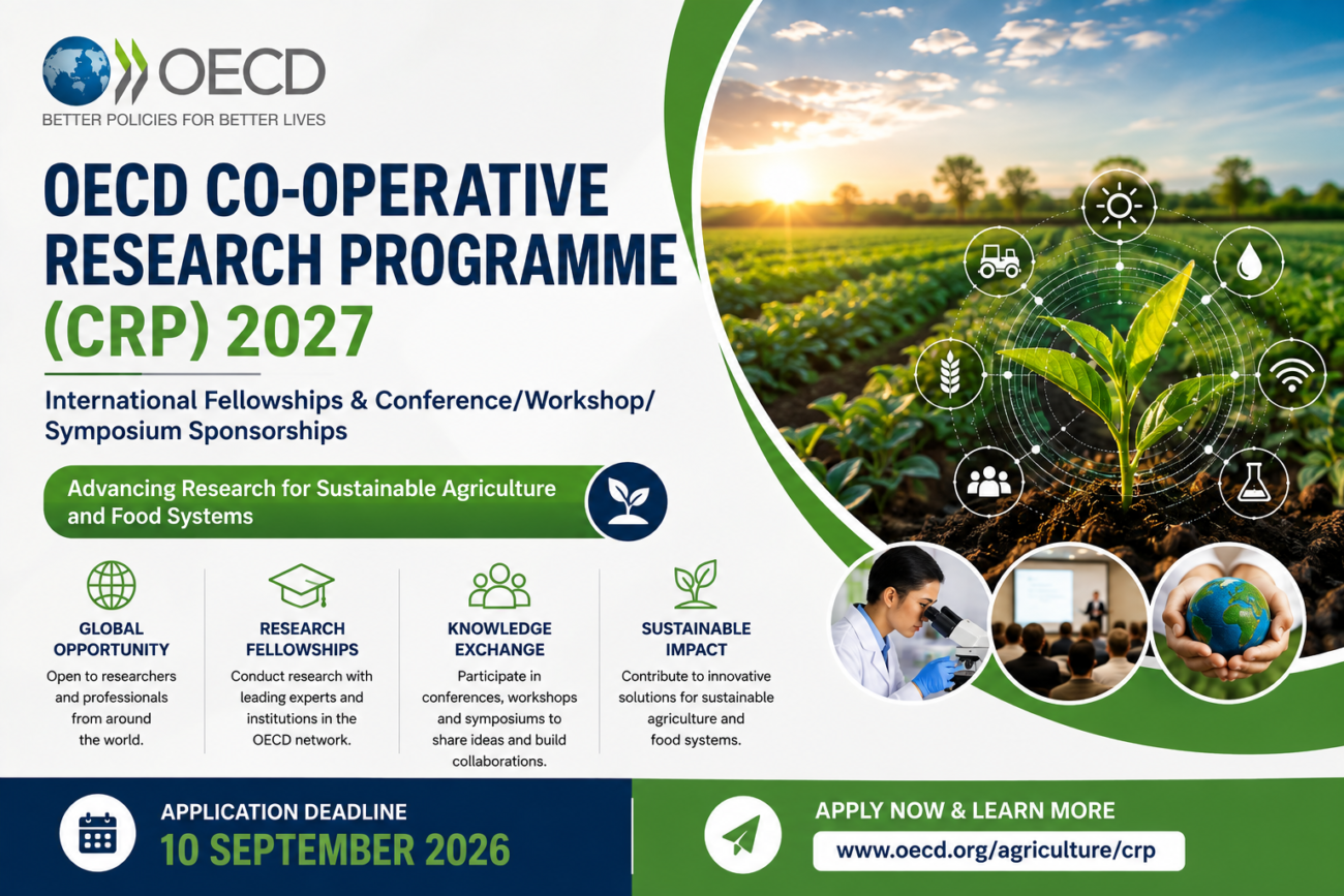 OECD Research Fellowships & Conference Funding 2027