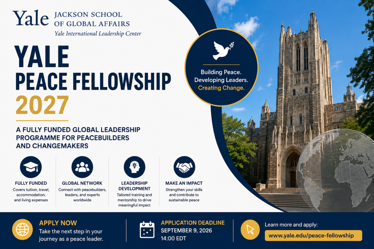 Yale Peace Fellowship 2027