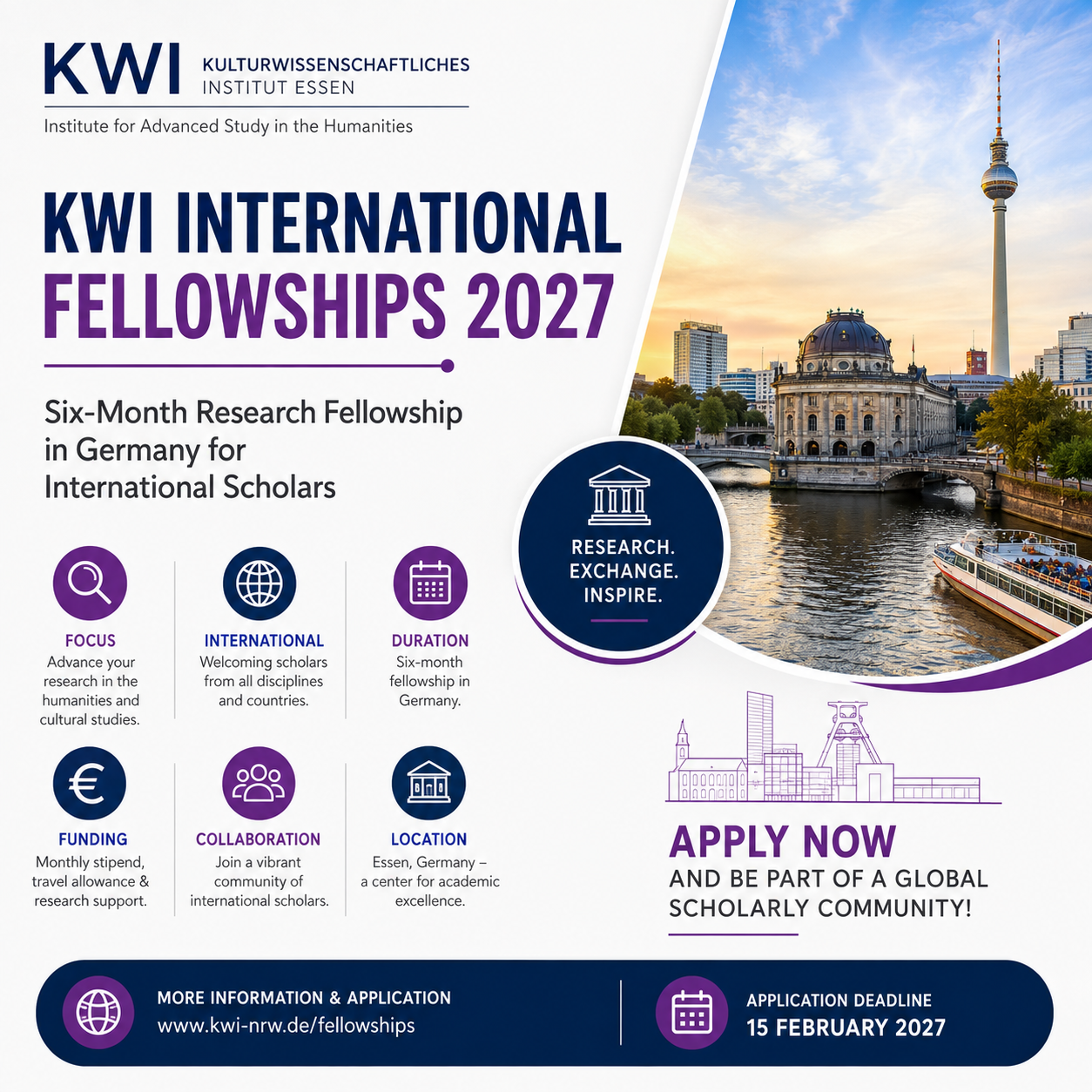KWI International Fellowships 2027