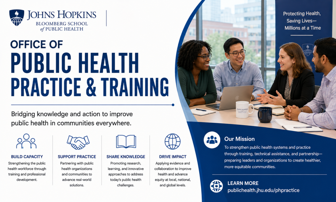 Johns Hopkins Public Health Practice & Training 2026–2027