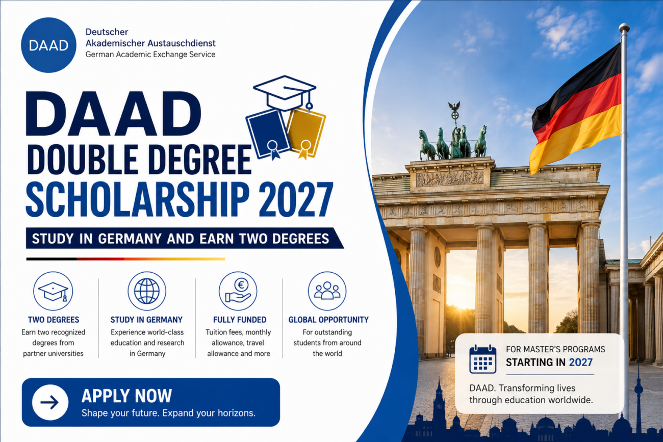🇩🇪 DAAD Double Degree Scholarship 2027