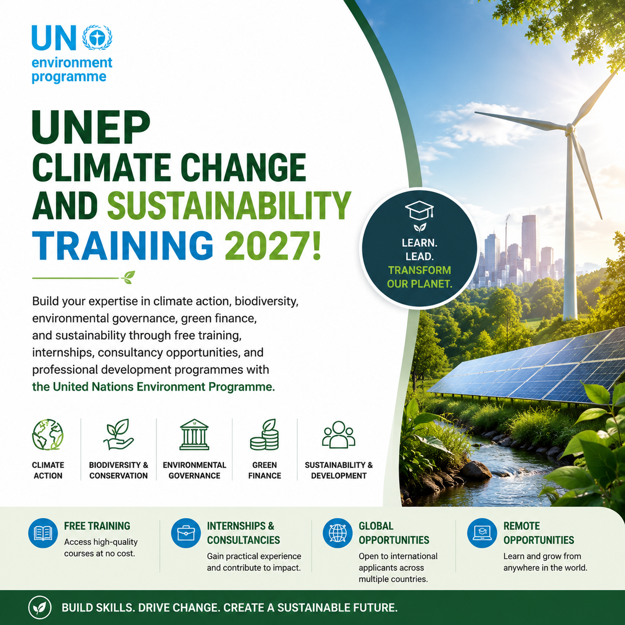 UNEP Climate Change and Sustainability Training 2027
