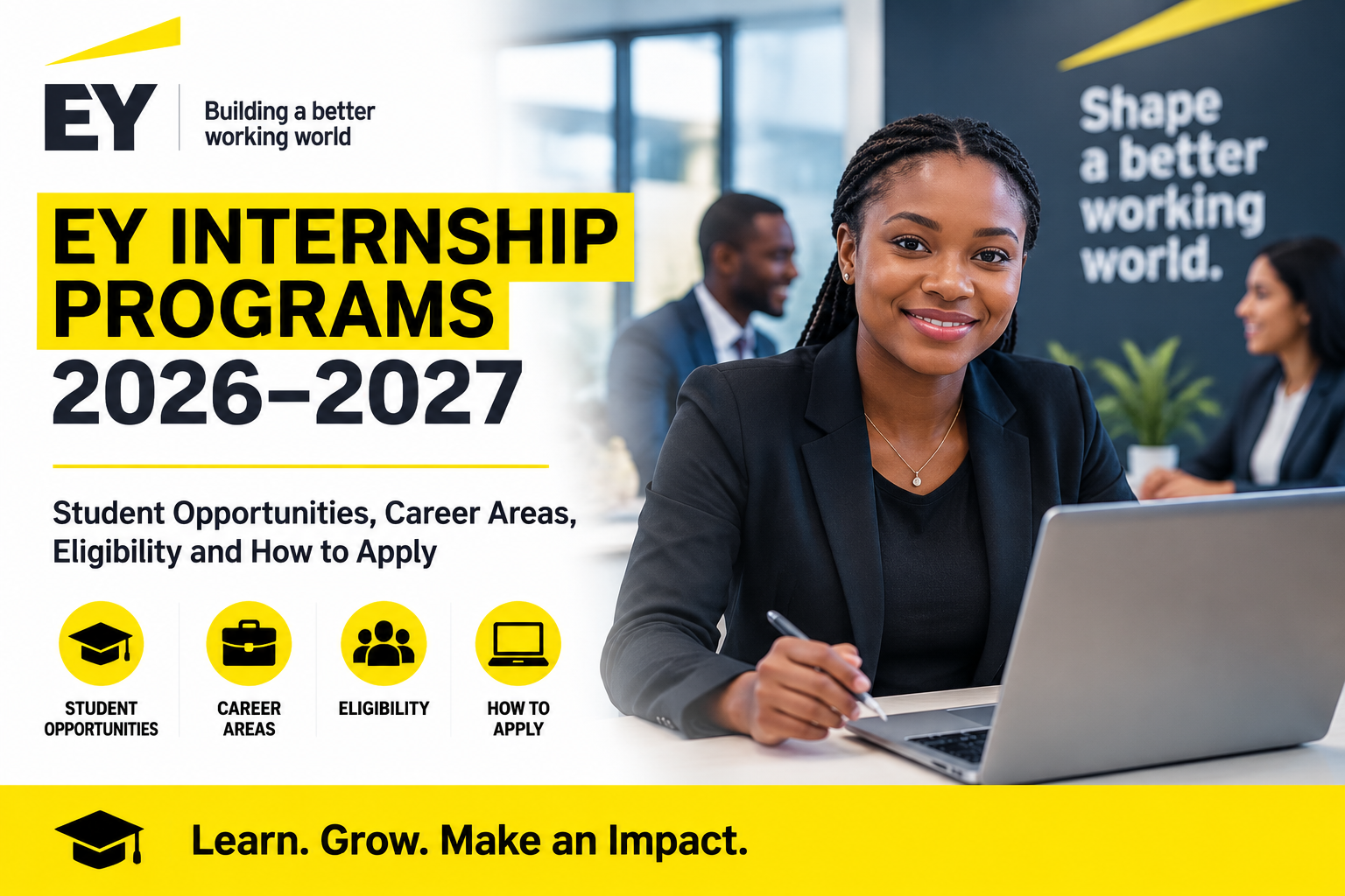 EY Internship Programs 2026–2027: Student Opportunities, Career Areas, Eligibility and How to Apply