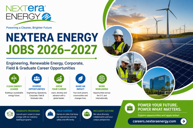 NextEra Energy Jobs 2026–2027