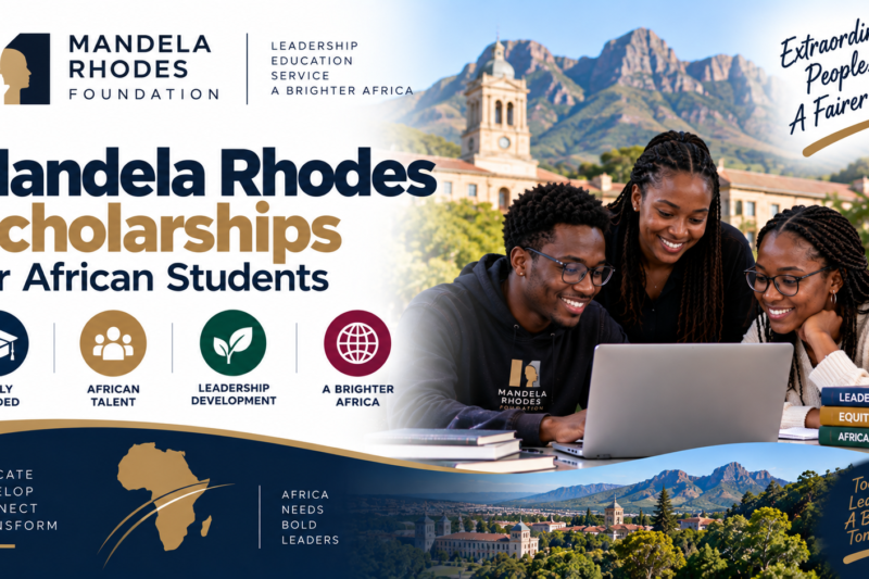 Mandela Rhodes Opens Fully Funded Scholarships for African Students