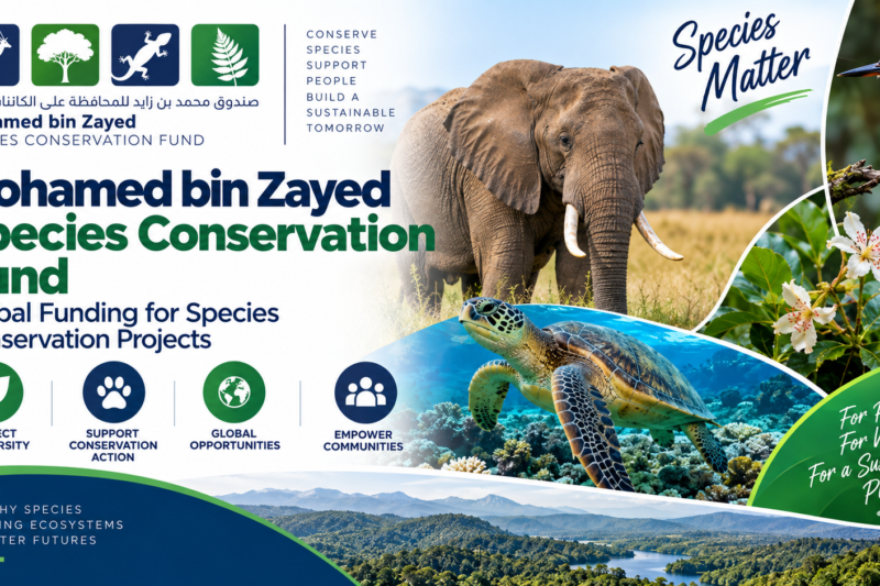 Mohamed bin Zayed Species Conservation Fund 2026: Global Funding for Species Conservation Projects