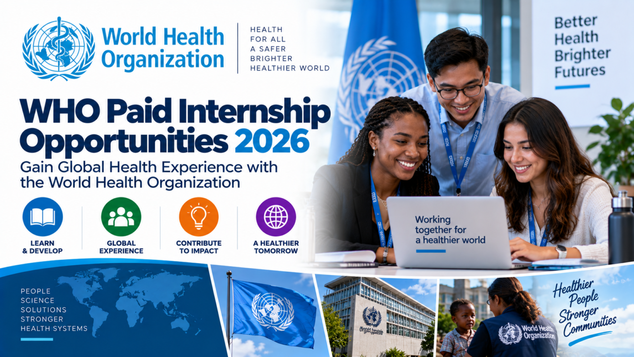 WHO Paid Internship