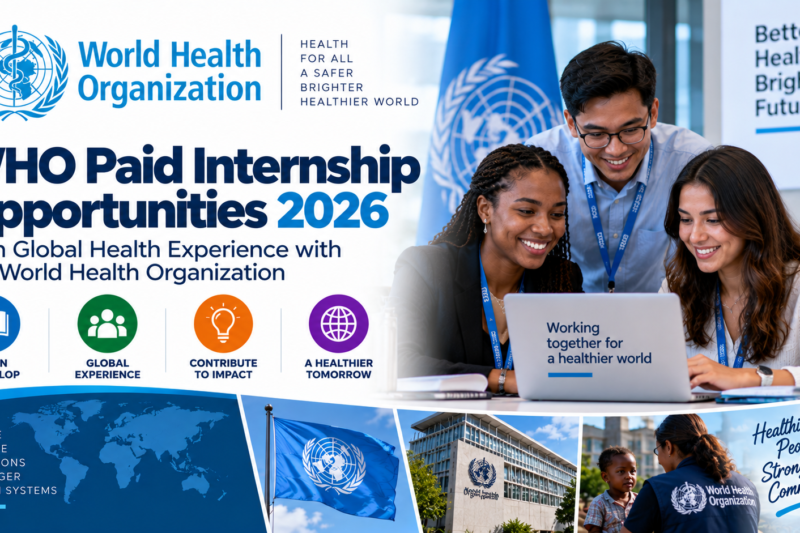 WHO Paid Internship