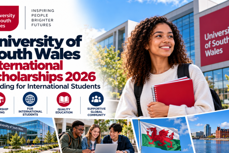 University of South Wales International Scholarships 2026: Funding for International Students