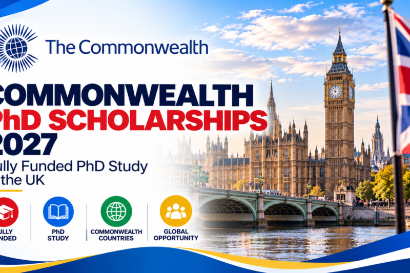 Commonwealth PhD Scholarships 2027: Fully Funded PhD Study in the UK 🇬🇧🎓