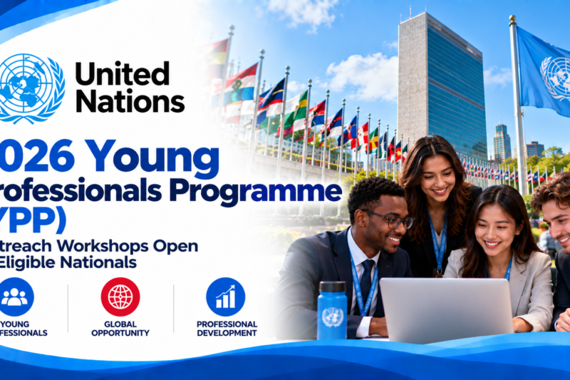 UN 2026 Young Professionals Programme (YPP): Outreach Workshops Open to Eligible Nationals