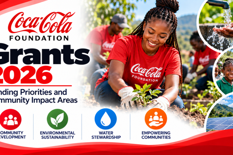 Coca-Cola Foundation Grants 2026: Funding Priorities and Community Impact Areas
