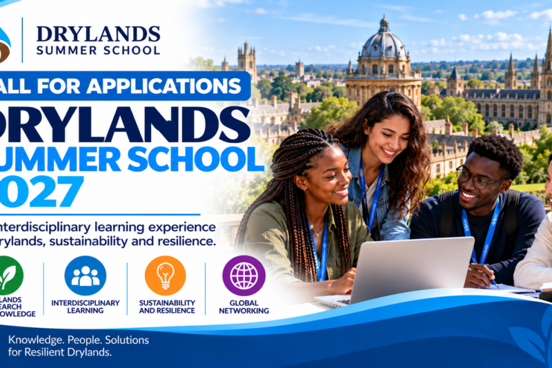 Drylands Summer School 2027 in Kenya: Fully Funded Participation for Master’s and PhD Students 🌍🌱
