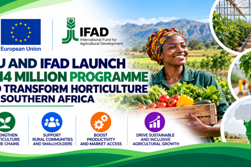 EU and IFAD Launch €14 Million Programme to Transform Horticulture in Southern Africa