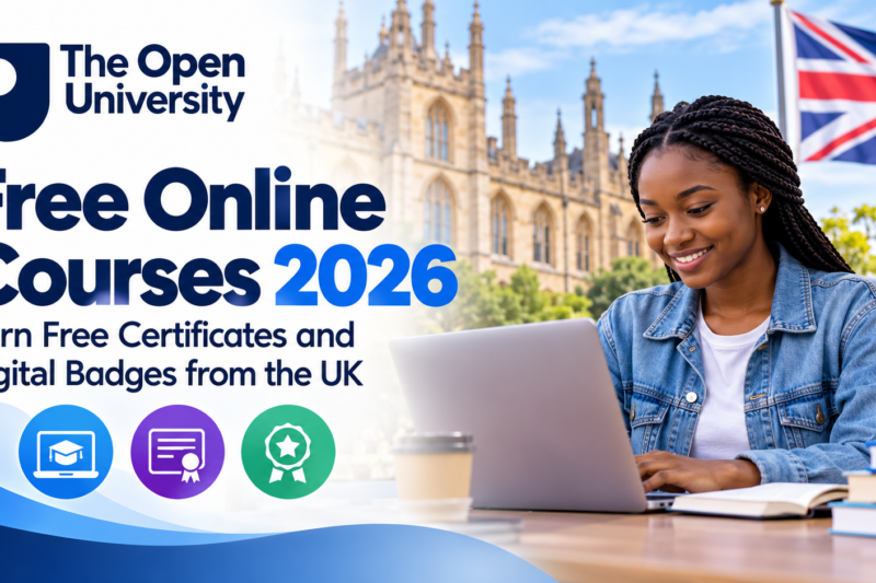📢 OPEN UNIVERSITY FREE ONLINE COURSES 2026: EARN FREE CERTIFICATES AND DIGITAL BADGES FROM THE UK 🎓🌍