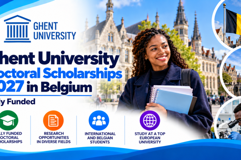 Ghent University Doctoral Scholarships 2027 in Belgium 🇧🇪 | €2,850 Monthly Funding for Global South PhD Candidates