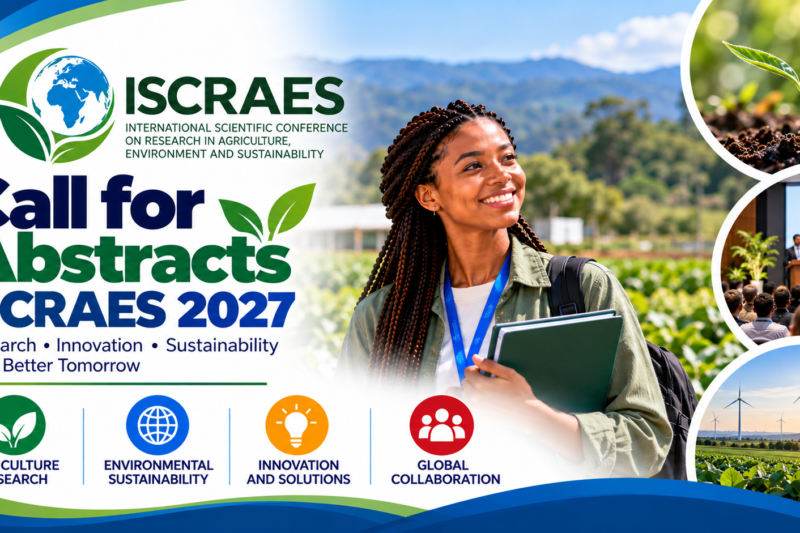 ISCRAES 2027 Call for Abstracts: Submit Your Research for the International Symposium on Climate-Resilient Agri-Environmental Systems 🌱🌍
