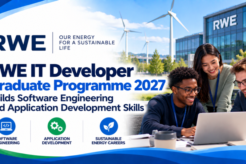 RWE IT Developer Graduate Programme 2027 Builds Software Engineering and Application Development Skills