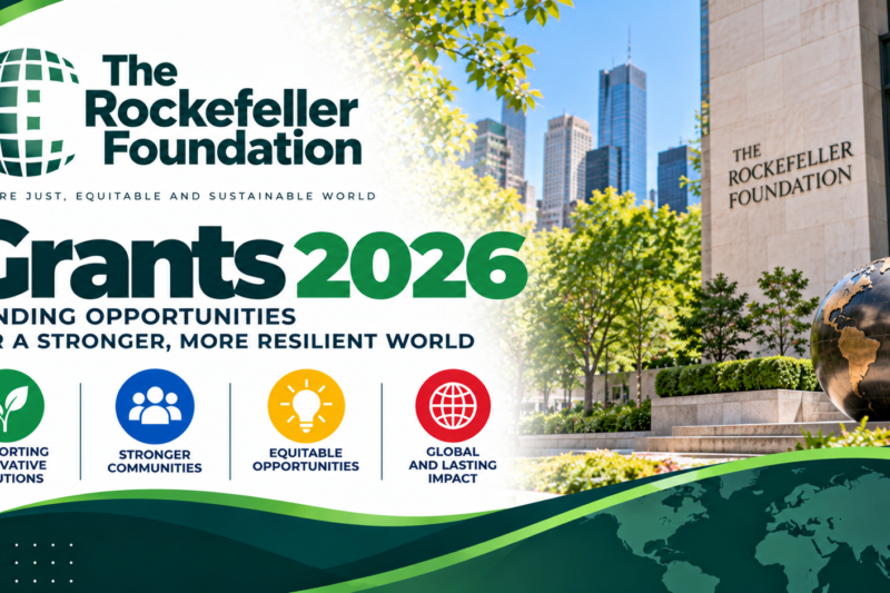 🌍 Rockefeller Foundation Grants 2026: Funding Opportunities Supporting Global Solutions in Health, Food, Innovation and Opportunity 💰🌱
