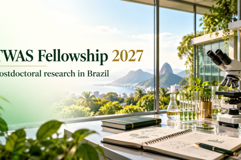🌍 TWAS Fellowship 2027: Funded Postdoctoral Research Fellowships in Brazil for Scientists From Developing Countries 🎓🔬