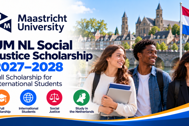 Maastricht University UM NL Social Justice Scholarship 2027–2028: Full Scholarship for International Students 🇳🇱🎓